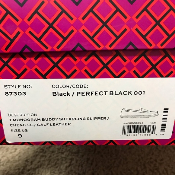 Tory Burch T MONOGRAM BUDDY SHEARLING LOAFER Size 8.5,9,10 - Picture 14 of 16